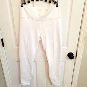 Fabletics leggings, XL, white